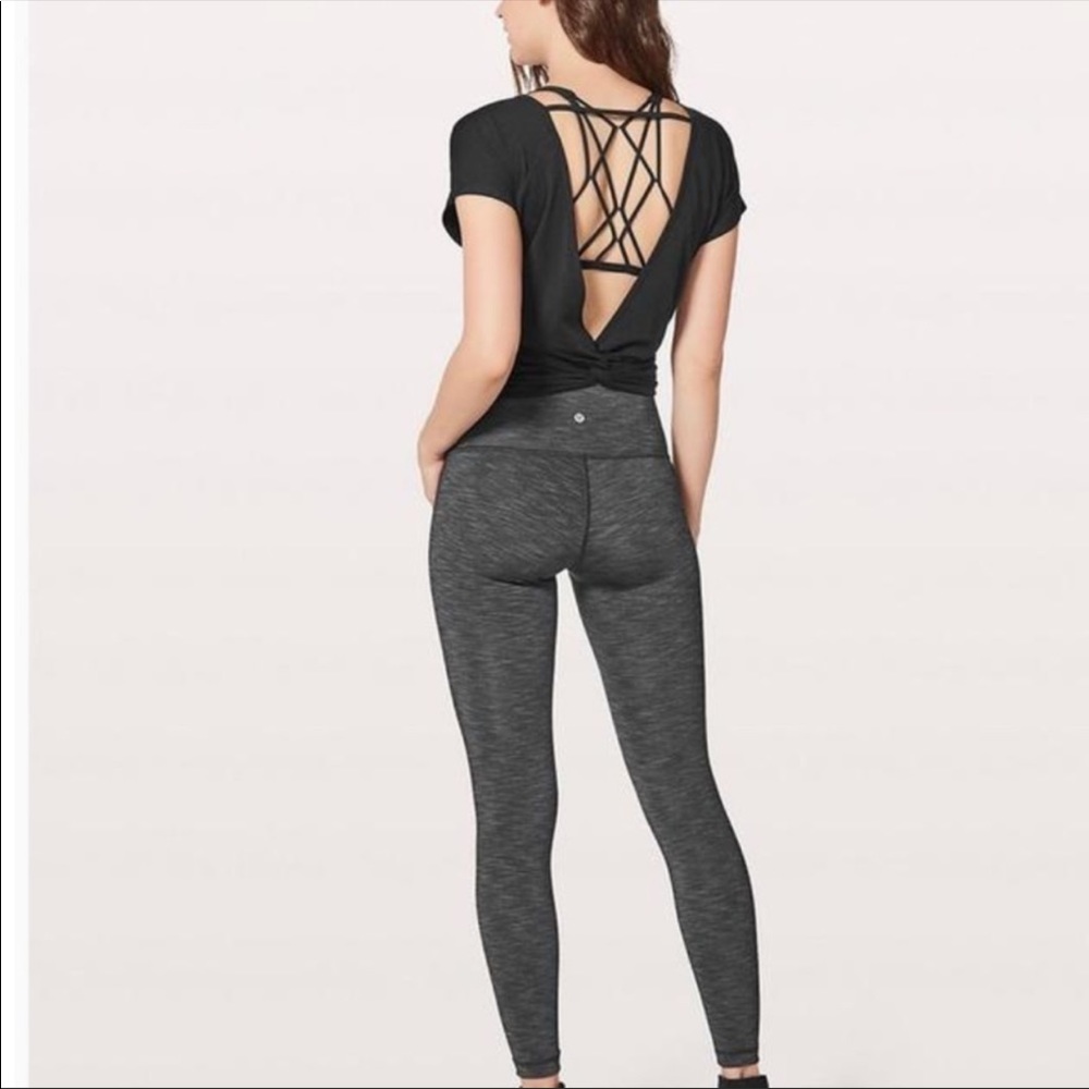 Lululemon hi-rise Grey Wunder Under Leggings 6